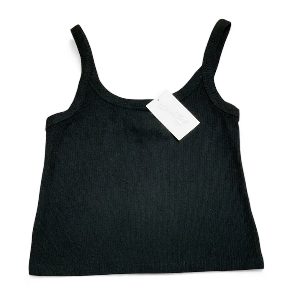 Universal Thread Rib Tank Top Super Soft Black Women's XS NEW